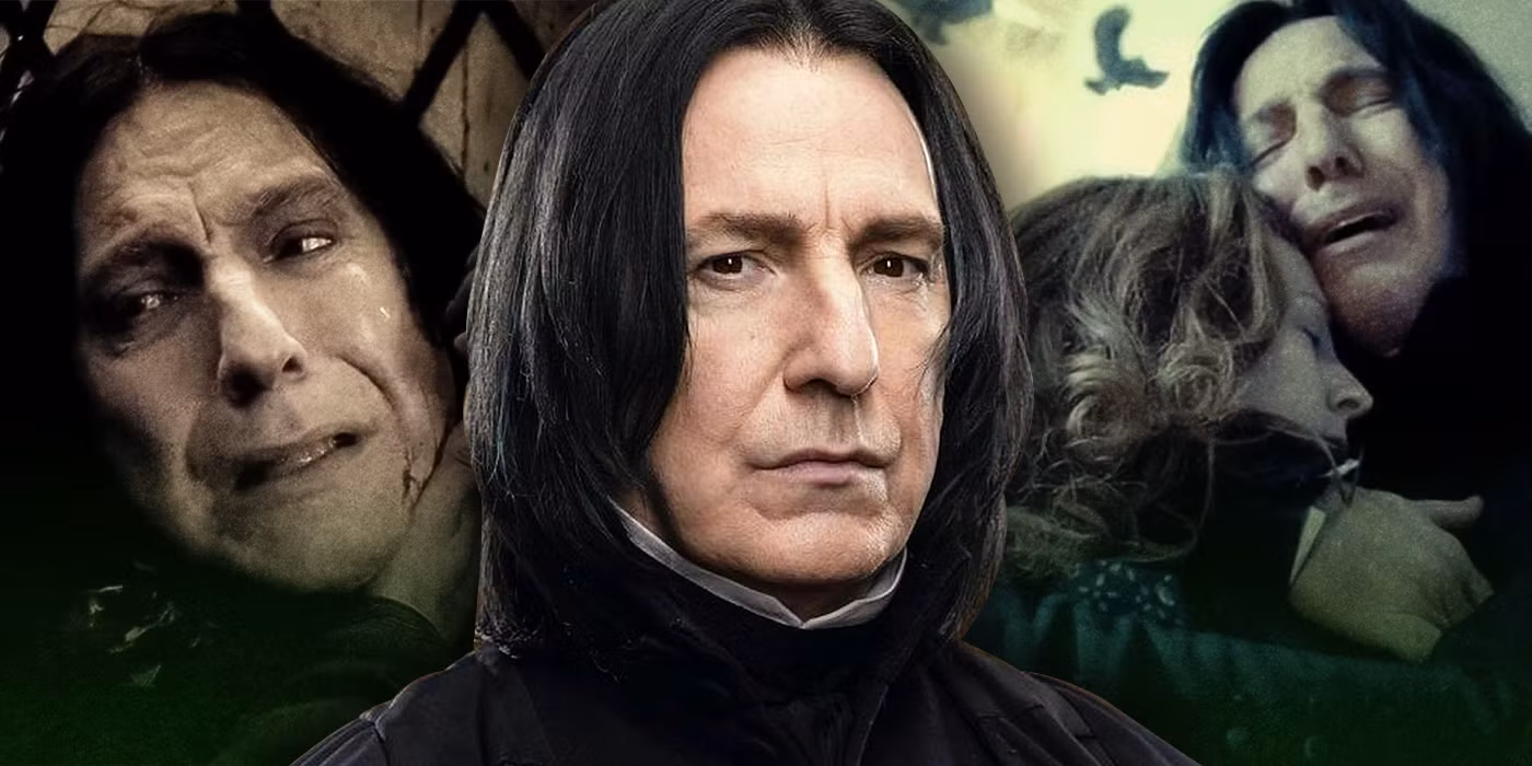 سوروس اسنیپ در صحنه‌های احساسی فیلم هری پاتر؛ از خاطرات کودکی تا سوگواری در کنار لیلی پاتر