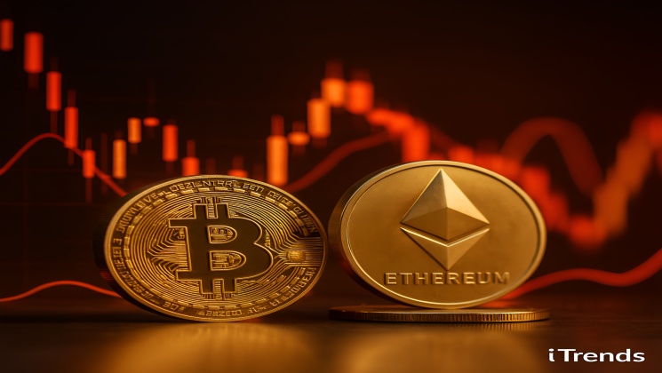 سقوط بیت‌کوین و درخشش اتریوم در بازار رمزارز