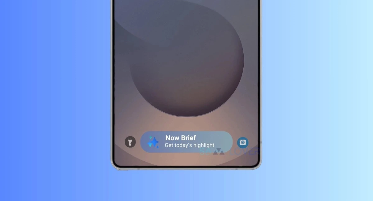 ویجت Now Brief در صفحه قفل گلکسی S25 Edge با نمایش خلاصه روزانه بر پایه هوش مصنوعی