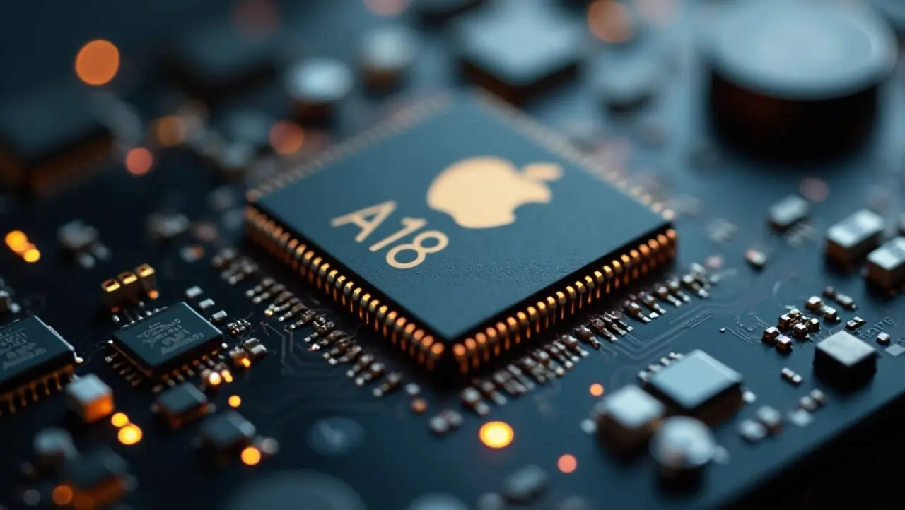تراشه Apple A18 روی برد مدار؛ قلب پردازشی آیفون 16e با فناوری ساخت ۳ نانومتری