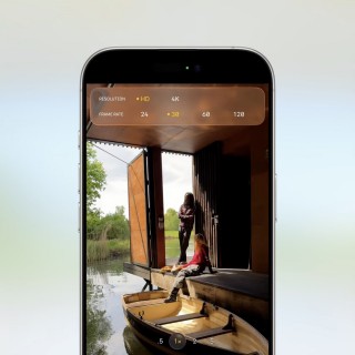 تنظیمات فیلم‌برداری در اپ دوربین iOS 26 شامل رزولوشن، فریم‌ریت و کدک ویدیو
