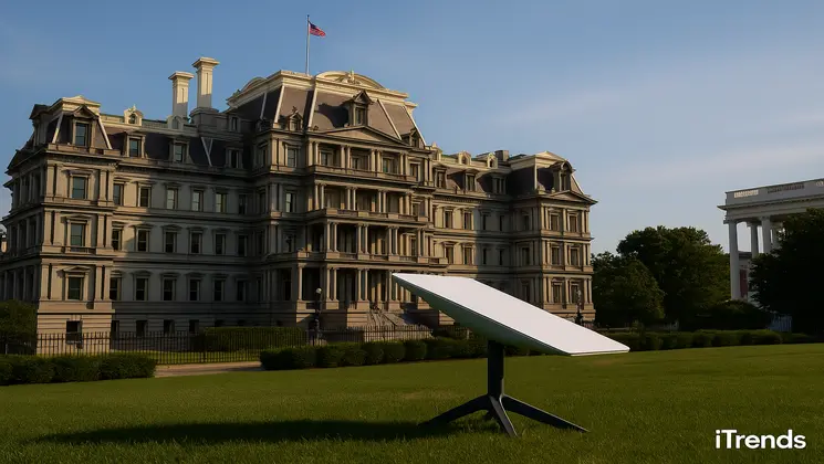 راه‌اندازی استارلینک در کاخ سفید