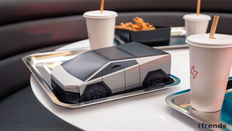 بسته‌بندی غذا به شکل سایبرتراک