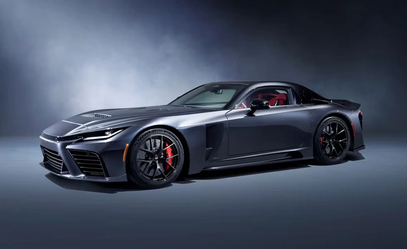 نمای جلوی تویوتا GR GT؛ کوپه سوپر اسپرت جدید تویوتا از برند GR با طراحی تهاجمی