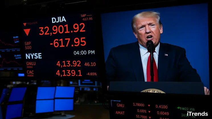 سقوط بازارهای جهانی در پی تهدید تعرفه‌های سنگین ترامپ علیه اپل و اتحادیه اروپا