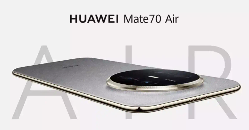 طراحی باریک و قاب فلزی Huawei Mate 70 Air