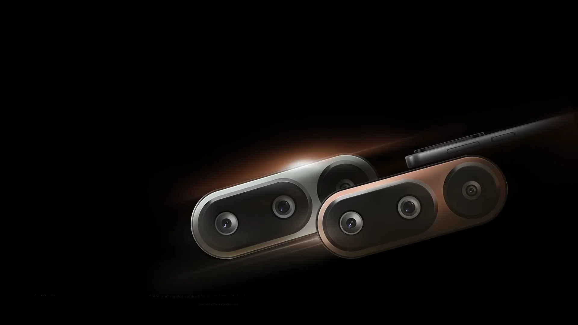 ماژول دوربین سه‌گانه گوشی Galaxy M36 سامسونگ در رنگ‌های مختلف با پس‌زمینه تیره، شامل لنز اصلی، فوق‌عریض و ماکرو