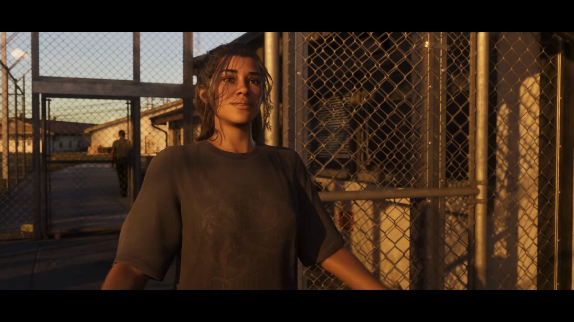 لوسیا پس از آزادی از زندان در نمایی احساسی با جیسون ملاقات می‌کند – معرفی شخصیت زن اصلی GTA VI