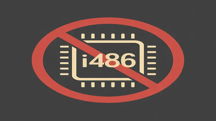 حذف پشتیبانی از i486 و Pentium قدیمی در لینوکس؛ پایان یک دوران