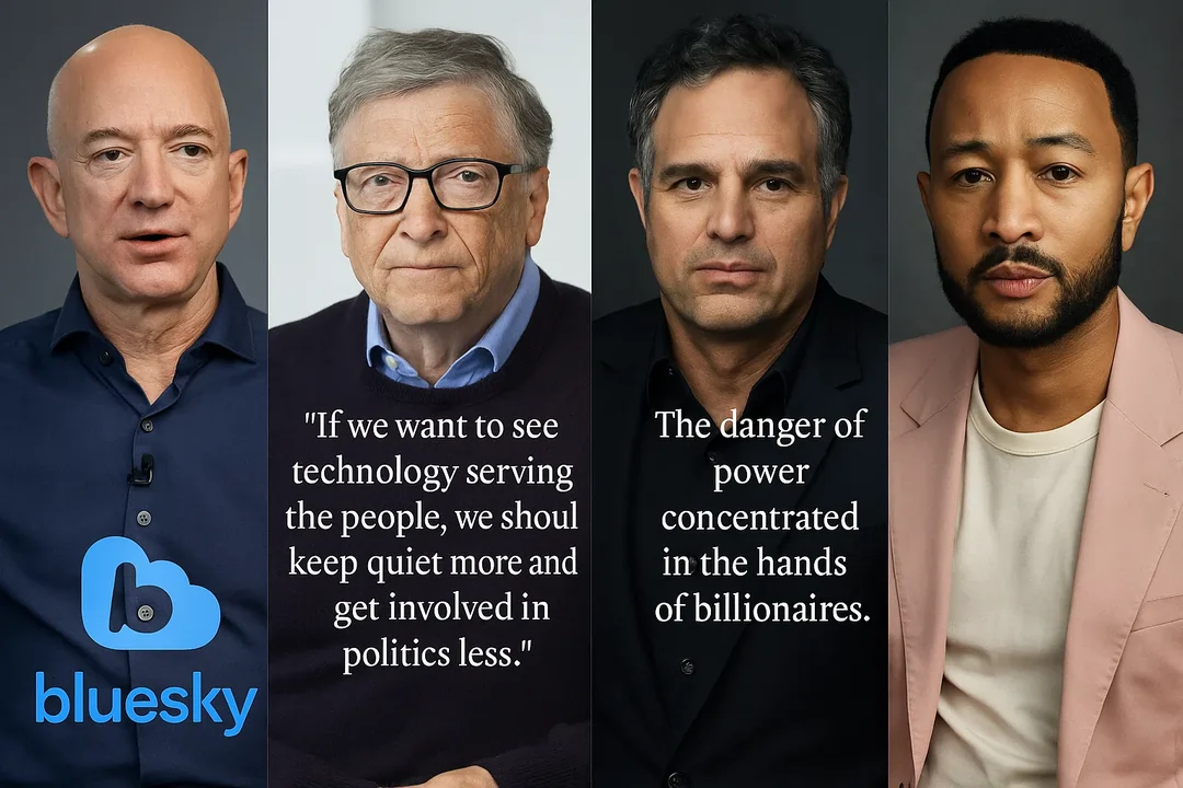 واکنش چهره‌های شناخته‌شده‌ای مانند جف بزوس، بیل گیتس، مارک رافلو و جان لجند به درگیری ایلان ماسک و دونالد ترامپ